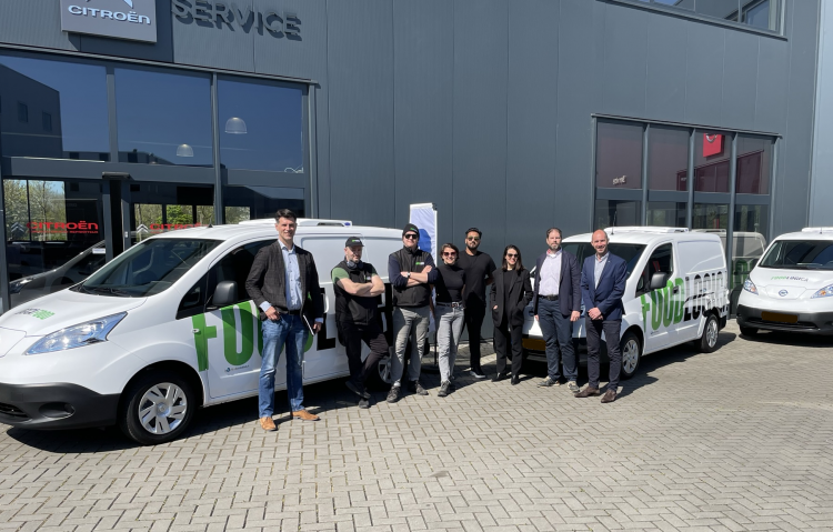 Aflevering elektrische koelwagens Foodlogica